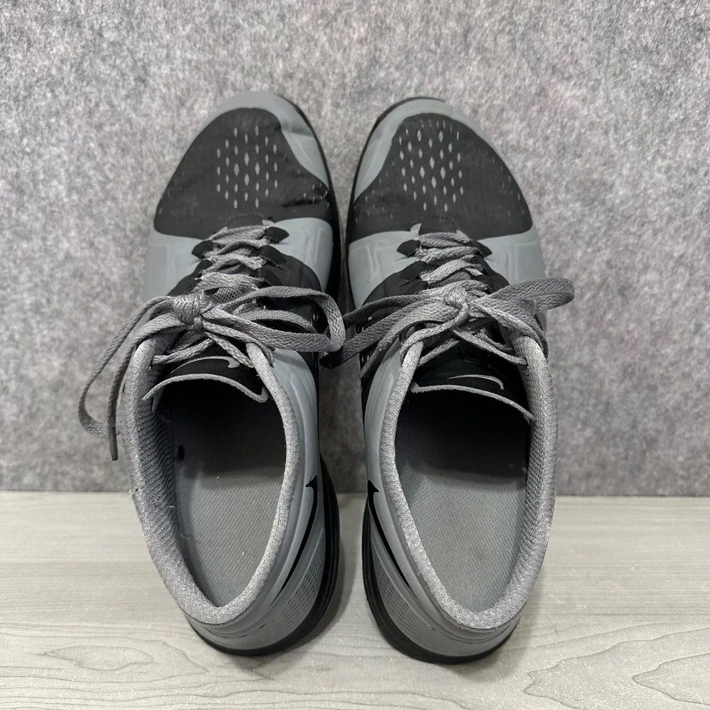 Nike FS Lite‎ Trainer Mens 11.5 Gray Black Running Shoes 615972-006 Low Top Mesh